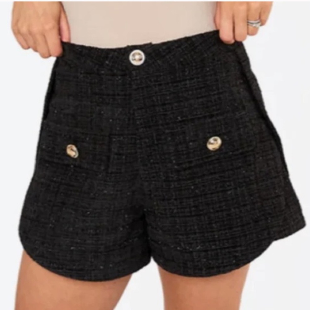 ✨🖤BUDDYLOVE MAE TWEED SHORTS🖤✨